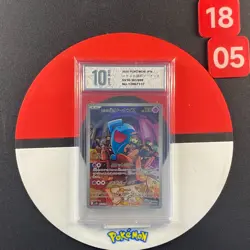 Team Rocket's Wobbuffet AR 103/098 sv10 Pokemon Card Japanese Grade10 - Image 1