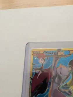 Pokemon Mewtwo EX TCG Full Art Holo Card 163/162 XY Breakthrough Secret Rare - Image 3