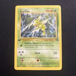 Pokemon Jungle Set 1st Edition Scyther 26/64 - Image 1
