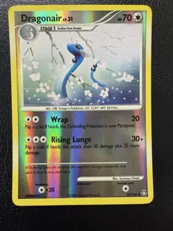 Pokemon Legends Awakened Dragonair Lv 31 52/146 Reverse Holo HP - Image 1