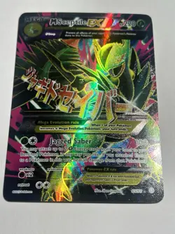 Pokemon Mega Sceptile EX TCG Full Art Ultra Rare Card Ancient Origins 85/98 NM - Image 4