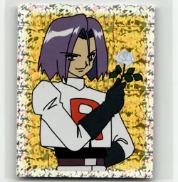1999 Merlin Pokemon Sticker S36 Team Rocket James Foil Holo Pokemon - Image 1