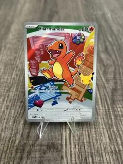 Pokemon Charmander 038 First Partner Illustration Black Star Promo - Image 1
