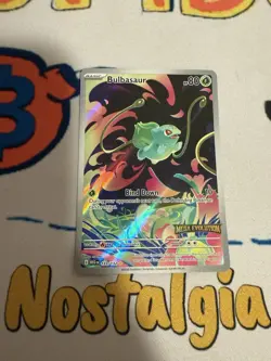 2025 Pokemon Mega Evolution Bulbasaur Promo 133/132 STAMPED - Image 1