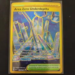 Area Zero Underdepths 174/142 Hyper Rare Gold Pokemon Stellar Crown NM - Image 1