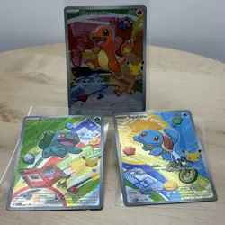 Pokemon First Partner Pack Series 1 30th Anniversary Black Star Promo KANTO SET - Image 1
