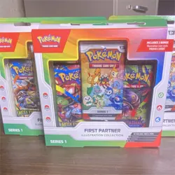 Pokemon TCG First Partner Illustration Collection Series 3 Box English Promo - Image 1