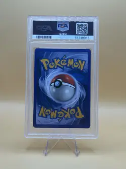1999 Pokemon Shadowless Base Set Ninetales Holo #12 PSA 8 - Image 2