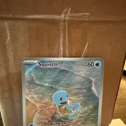 Squirtle 170/165 S/V 151 Pokemon Illustration Rare near mint ships fast - Image 2