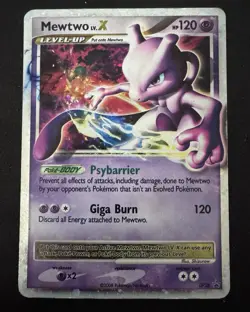 Pokemon Mewtwo LV.X DP28 Black Star Promo - 2008 Diamond & Pearl Holo Rare - Image 1