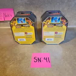 Lot Of 2 Sealed Pokemon Hidden Fates Tins - Set Of Gyarados And Raichu - Image 3