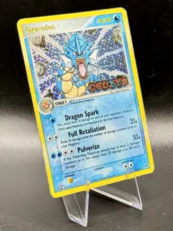 Gyarados 8/107 Stamped Pokemon EX Deoxys 2005 Vintage Reverse Holo HP/MP - Image 1