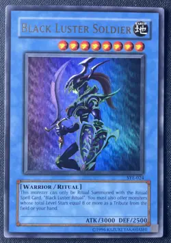 Yu-Gi-Oh Black Luster Soldier SYE-024 & Black Luster Ritual SYE-025 Set Yugi TCG - Image 2