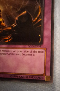 Spirit Barrier (UTR) SOD-EN051 Soul of the Duelist 1st Edition Ultimate Rare LP - Image 3