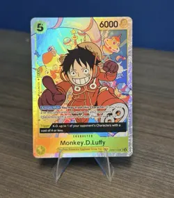 Monkey.D.Luffy (Revised), OP07-109 SR foil, One Piece Card, (nakamaru) (2025) - Image 1