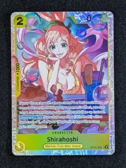 2025 One Piece SHIRAHOSHI #OP12-102 Legacy of the Master Super Rare ENG - Image 1
