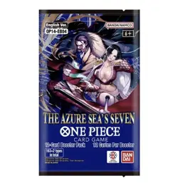 One Piece TCG (OP-14) The Azure Seas Seven Booster Packs English! - Image 1
