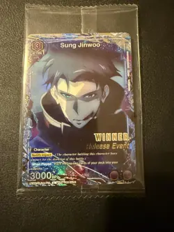 Union Arena Sung Jinwoo Release Event Winner Card Solo Leveling 016 Foil - Image 1