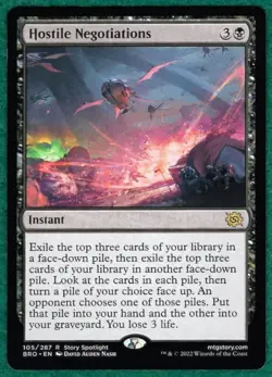 Hostile Negotiations - The Brothers' War BRO #105 - Magic MTG Card - Image 1