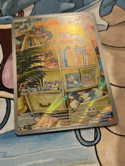 Pokemon TCG Litten Full Art Holo Card 167/162 Temporal Forces Illustration Rare - Image 2
