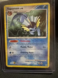 Vaporeon 34/111 Non Holo Rare Rising Rivals Pokemon Card - Image 1