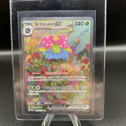Pokemon 151 Venusaur EX Holo Ultra Rare TCG Card Scarlet & Violet 198/165 - Image 1
