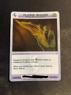 Vlaric Shard Relic of the Past - Rare - Chaotic Card - Alliances Unraveled - Image 1