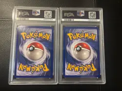 2003 Pokemon Aquapolis Mr. Mime Rev Holo #95a&b Sequential PSA Graded 2 Card Set - Image 4