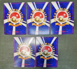 Pokemon card GYM Set LOT 60 Old Back Japanese Pikachu Clefairy Magikarp Jynx etc - Image 4
