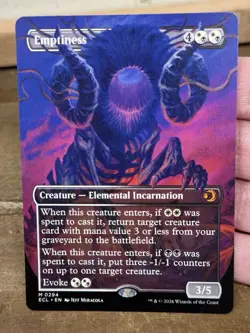 MTG Magic the Gathering Emptiness 294/45 Lorwyn Eclipsed NM - Image 1