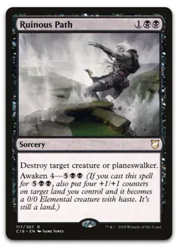 Ruinous Path #117 (NM) Commander 2018 C18 Magic MTG - Image 1