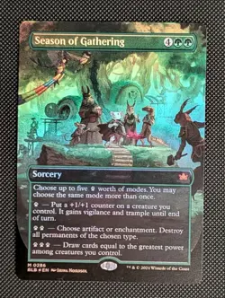 Magic the gathering Season of Gathering Borderless Foil NM-Mint, Bloomburrow - Image 1
