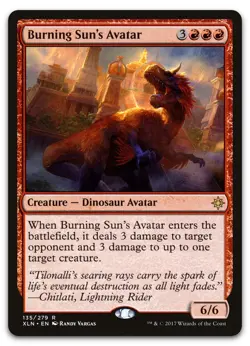 Burning Sun's Avatar #135 (NM) Ixalan XLN Magic MTG - Image 1