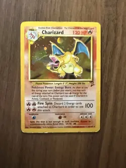 1999 Holo Rare Charizard 4/102 Base Set Pokemon Card PSA 1 - Image 1