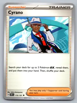 Pokemon TCG SV08: Surging Sparks Cyrano 170/191 - Image 1