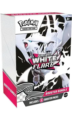 Pokemon TCG Scarlet & Violet 10.5 White Flare Booster Bundle Set - Image 1