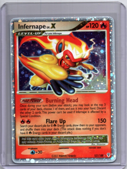 Pokemon - Infernape LV.X - #121/130 - Diamond & Pearl - Holo Rare - 2007 - NM - Image 1