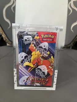 Pokemon TCG Destined Rivals Booster Box FACTORY SEALED English with acrylic case - Image 3