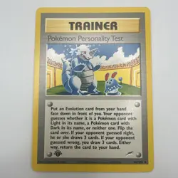 Pokemon Personality Test U Trainer 102/105 Ex/NM 1st Edition Neo Destiny Pokemon - Image 3