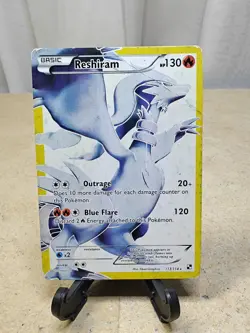 Reshiram Full Art 113/114 Pokemon TCG 2011 Black & White Expansion - Image 1