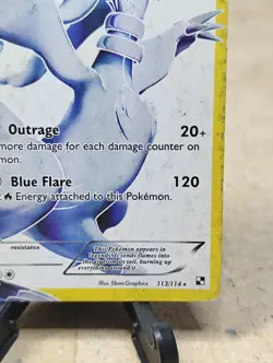 Reshiram Full Art 113/114 Pokemon TCG 2011 Black & White Expansion - Image 3