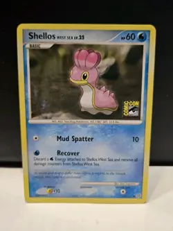 Pokemon Shellos West Sea 107/132 Secret Wonders SDCC Comic Con Promo - Image 1