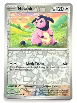 Miltank 147/182 Reverse Holo Common Paradox Rift Pokemon Pack Fresh Near Mint NM - Image 1