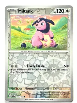 Miltank 147/182 Reverse Holo Common Paradox Rift Pokemon Pack Fresh Near Mint NM - Image 3