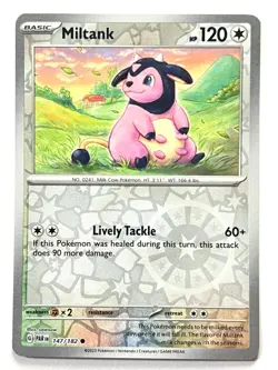 Miltank 147/182 Reverse Holo Common Paradox Rift Pokemon Pack Fresh Near Mint NM - Image 5