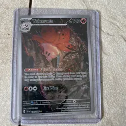 Pokemon Volcarona 100/086 Sv: Black Bolt Illustration Rare Holo Stage 1 English - Image 1