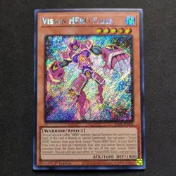 Yu-Gi-Oh! TCG Vision HERO Faris 1st Edition RA01-EN004 Holo - Image 1