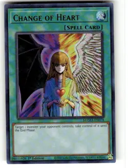 Yugioh Change of Heart MAMA-EN078 Magnificent Mavens Ultra Rare 1st Edition NM - Image 1