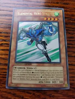 PL* - Yu-Gi-Oh! Ultra Rare Elemental Hero Stratos JUMP-EN012 - Image 1