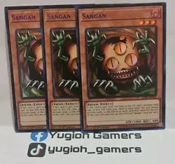 YUGIOH SANGAN X3 LDS3-EN001 1 ST EDITION ULTRA LIGHT PLAYED - Image 1